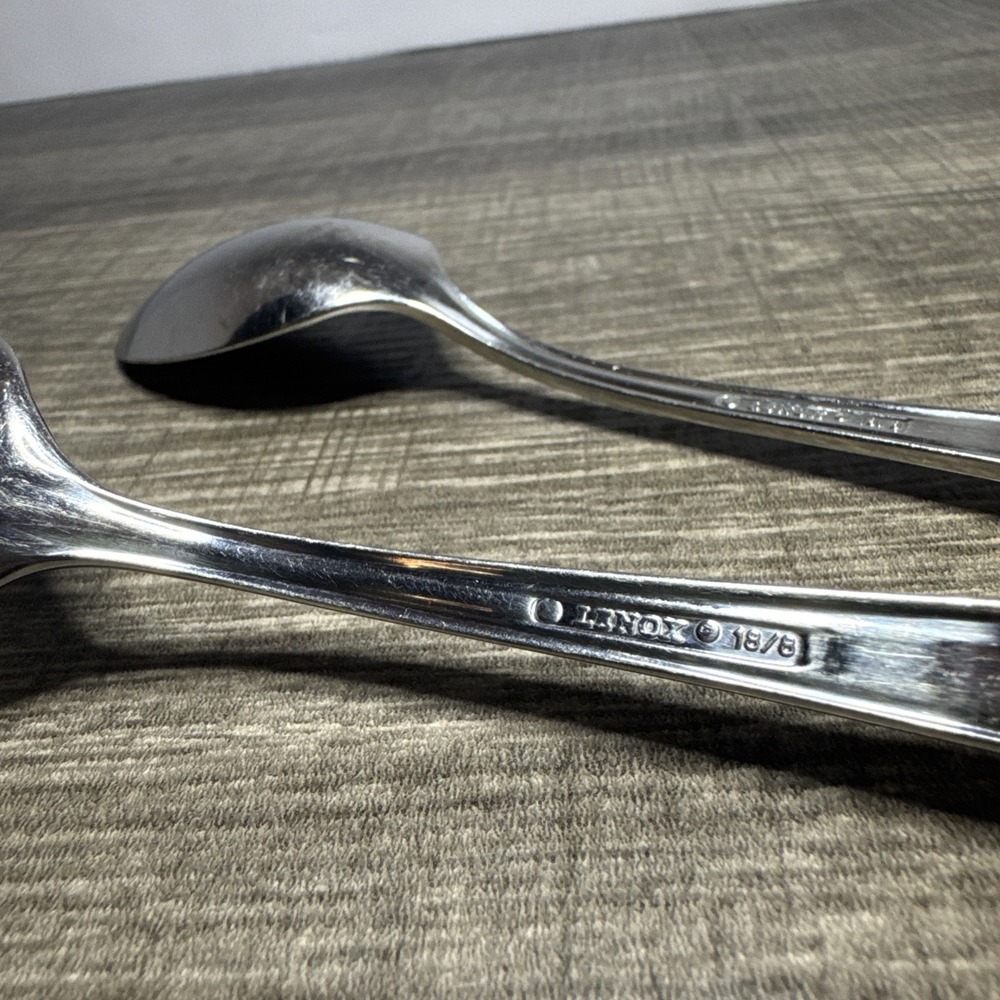 LENOX Butlers Pantry Soup Spoon Stainless Steel Set Of 2
